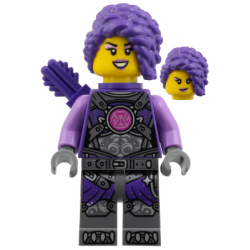Zoey - Dark Purple Quiver, Medium Lavender Sleeves Pattern – ДРИЙМЗ