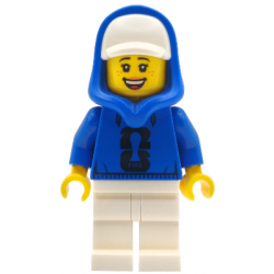 Soccer Spectator - Female, Blue Hoodie with Black FIFA World Cup 2026 Logo, White Cap – ЕДИШЪНС