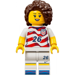Soccer Player - Female, US Team, Stripes Jersey – ЕДИШЪНС