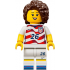 Soccer Player - Female, US Team, Stripes Jersey – ЕДИШЪНС
