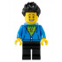 Male with Black Spiked Hair, Dark Azure Hoodie, Lime Shirt, and Black Legs – ОБУЧИТЕЛНИ