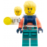 Astronaut - Female, Spacesuit with Dark Turquoise Legs, Coral Arms, Backpack with Light on Armature – ОБУЧИТЕЛНИ