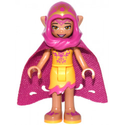 Azari Firedancer - Bright Light Orange with Long Cape and Hood – ЕЛФИ