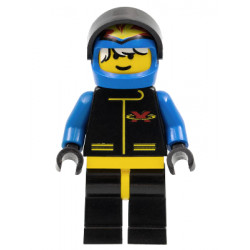 Extreme Team - Blue, Blue Flame Helmet, White Bangs Messy Hair – ГРАДСКИ
