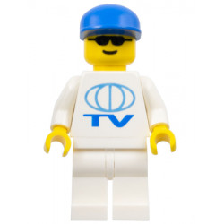 TV Logo Large Pattern, White Legs, Blue Cap – ГРАДСКИ