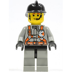 Fire - City Center 3, Light Gray Legs with Black Hips, Black Fire Helmet – ГРАДСКИ