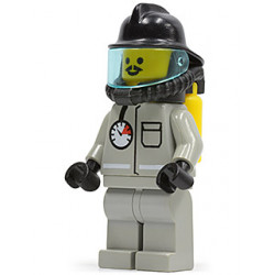 Fire - Air Gauge and Pocket, Light Gray Legs, Black Fire Helmet – ГРАДСКИ