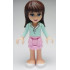 Friends Sophie - Bright Pink Layered Skirt, Light Aqua Long Sleeve Blouse Top – ПРИЯТЕЛИ