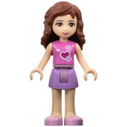 Friends Olivia (Light Nougat) - Medium Lavender Skirt, Dark Pink Top – ПРИЯТЕЛИ