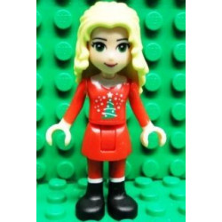 Friends Christina - Red Skirt and Leggings, Red Long Sleeve Christmas Top – ПРИЯТЕЛИ