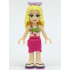 Friends Isabella (Light Nougat) - Lime Bikini Top, Magenta Wrap Skirt, Lavender Bow – ПРИЯТЕЛИ