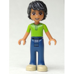 Friends Matthew - Dark Blue Trousers, Lime Polo Shirt – ПРИЯТЕЛИ