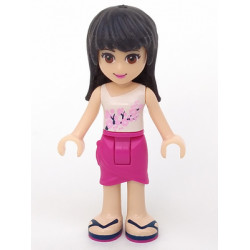 Friends Maya - Magenta Wrap Skirt, White Top – ПРИЯТЕЛИ