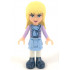 Friends Stephanie - Bright Light Blue Layered Skirt, Medium Lavender Jacket, Scarf – ПРИЯТЕЛИ