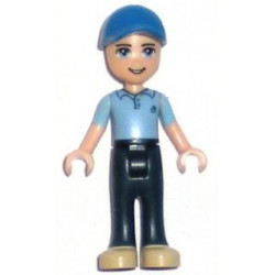 Friends Andrew - Dark Blue Trousers, Medium Blue Polo Shirt, Blue Cap – ПРИЯТЕЛИ