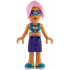 Friends Sky - Dark Turquoise, Yellowish Green and Dark Purple Top, Dark Purple Shorts, Dark Turquoise Shoes – ПРИЯТЕЛИ