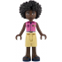 Friends Mischa - Dark Pink Sleeveless Shirt, Tan Shorts, Dark Blue Sandals – ПРИЯТЕЛИ