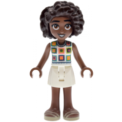 Friends Aliya - White Crochet Top, White Skirt, Tan Sandals – ПРИЯТЕЛИ