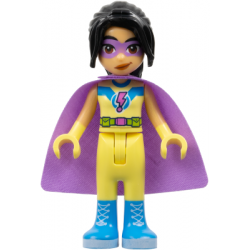 Friends Liann - Bright Light Yellow Superhero Costume, Medium Lavender Cape – ПРИЯТЕЛИ