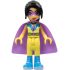 Friends Liann - Bright Light Yellow Superhero Costume, Medium Lavender Cape – ПРИЯТЕЛИ