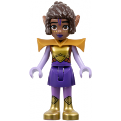 Friends Aliya - Dark Purple Warrior Elf Costume, Pearl Gold Armor – ПРИЯТЕЛИ