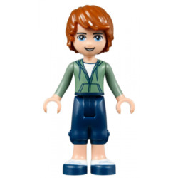 Friends Julian - Dark Blue Cropped Trousers, Sand Green Hoodie – ПРИЯТЕЛИ