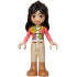 Friends Liann - Coral Patchwork Jacket, Tan Trousers with Medium Nougat Boots – ПРИЯТЕЛИ