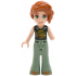 Friends Autumn - Dark Green Top with Mushrooms, Sand Green Trousers Bell-Bottoms, Medium Nougat Shoes – ПРИЯТЕЛИ