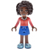 Friends Aliya - Coral Sweater Vest, Blue Skirt, Metallic Light Blue Shoes – ПРИЯТЕЛИ