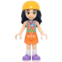 Friends Liann - Lime, Coral and Medium Azure Tank Top, Orange Skirt, Medium Lavender Shoes, Bright Light Orange Helmet – ПРИЯТЕЛИ