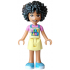 Friends Sonia - Bright Light Yellow 'PLAYLAND' Apron, Dark Pink T-Shirt, Medium Azure Shoes – ПРИЯТЕЛИ