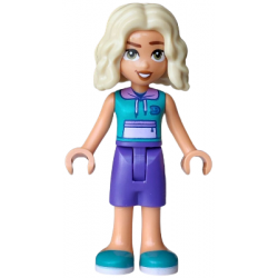 Friends Nova - Dark Turquoise Sleeveless Hoodie, Dark Purple Shorts, Dark Turquoise Shoes – ПРИЯТЕЛИ