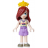 Friends Paisley - Bright Light Yellow and Medium Lavender Tank Top, Medium Lavender Shorts, Dark Tan Shoes, Bright Light Orange Flower Tiara – ПРИЯТЕЛИ