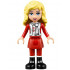 Friends Ewa - Red Skirt and Black Boots, Red and White Holiday Top with Scarf – ПРИЯТЕЛИ