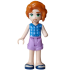 Friends Autumn - Blue Tied Flannel Vest, Medium Lavender Shorts Folded Hem, Dark Blue Sandals – ПРИЯТЕЛИ