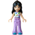 Friends Liann - White Tank Top, Medium Lavender Trousers Bell-Bottoms, Dark Turquoise Shoes – ПРИЯТЕЛИ