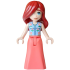 Friends Paisley - Medium Blue Vest, Coral Skirt Full Length – ПРИЯТЕЛИ