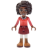 Friends Aliya - Coral Sweater Vest, Dark Red Skirt, Medium Nougat Boots – ПРИЯТЕЛИ
