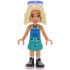 Friends Nova - Blue Sleeveless Top, Dark Turquoise Shorts, Black Boots, Sunglasses – ПРИЯТЕЛИ