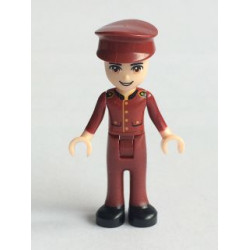 Friends Nate - Dark Red Hotel Boy Uniform – ПРИЯТЕЛИ