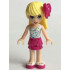 Friends Stephanie - Magenta Layered Skirt, White One Shoulder Top with Stars, Bow – ПРИЯТЕЛИ