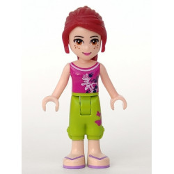 Friends Mia - Lime Cropped Trousers, Magenta Top – ПРИЯТЕЛИ