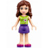 Friends Olivia (Light Nougat) - Dark Purple Skirt, Lime Top with Heart Electron Orbitals – ПРИЯТЕЛИ