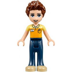 Friends Daniel - Dark Blue Trousers, Orange and Bright Light Yellow Polo Shirt – ПРИЯТЕЛИ
