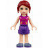 Friends Mia - Dark Purple Shorts, Magenta Top with Orange and Dark Purple Stripes – ПРИЯТЕЛИ