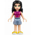 Friends Emma - Sand Blue Shorts, Magenta Top with Yellow and Dark Purple Stripes – ПРИЯТЕЛИ