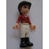 Friends Mia - White Riding Pants, Red Jacket, Black Riding Helmet – ПРИЯТЕЛИ