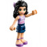 Friends Emma - Dark Blue Layered Skirt, Lavender Top with Flowers, Lavender Bow – ПРИЯТЕЛИ