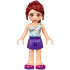 Friends Mia - Dark Purple Skirt, White One Shoulder Top with Stars – ПРИЯТЕЛИ