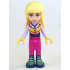 Friends Stephanie - Winter Vest with Fur Collar, Magenta Pants, Dark Blue Boots – ПРИЯТЕЛИ